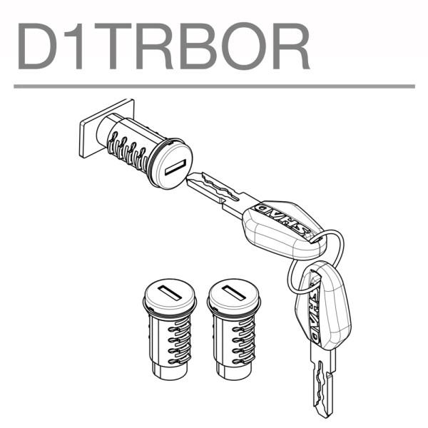 Shad Top Box Lock & Key System - TR36/TR47